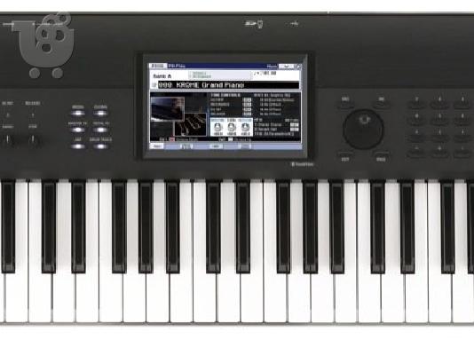 PoulaTo: תחנת עבודה של Korg Krom-61, 61-Key, Black